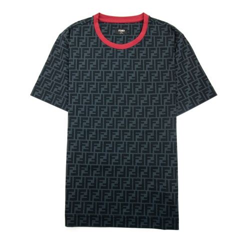 fendi shirt ff print men